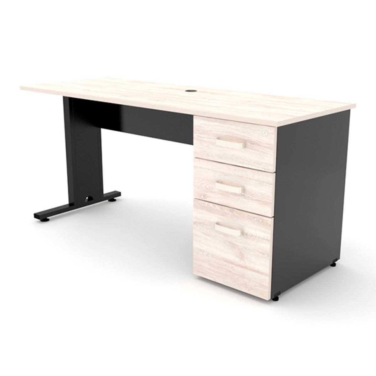 NACION MUEBLES - ESCRITORIO INDUSTRIAL MODERNO ELVIS NACION MUEBLES