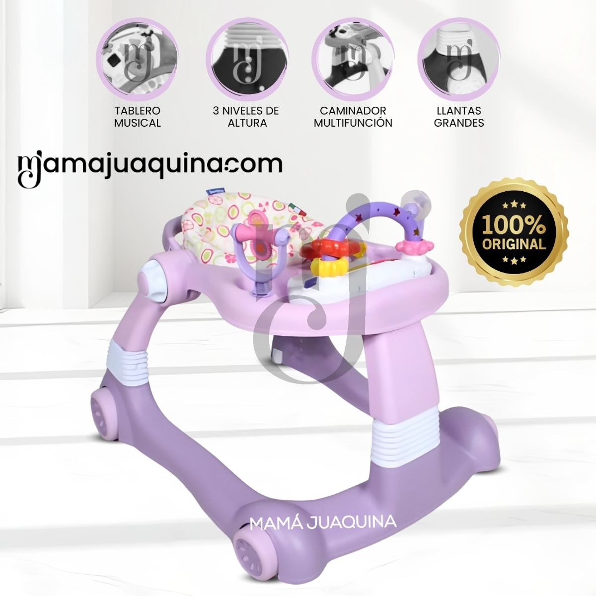 BABY - Andador Musical «BILON II» Edición Limitada Purple