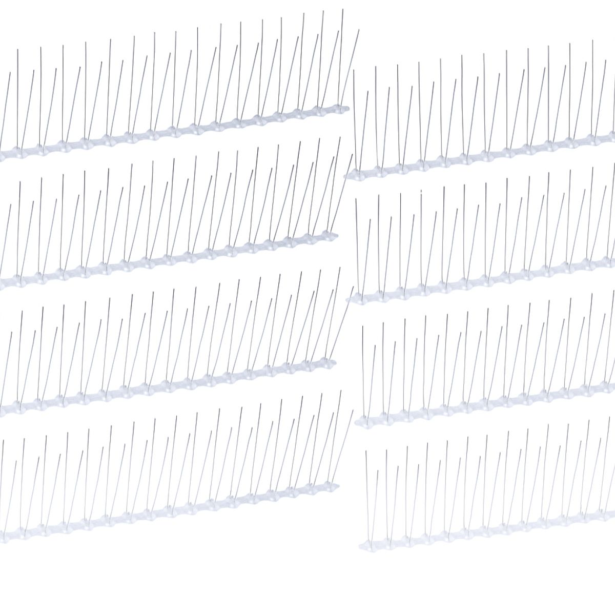 GENERICO - PACK DE 5 AHUYENTADORES REPELENTE PARA AVE PALOMA 50 CM 40 PÚAS