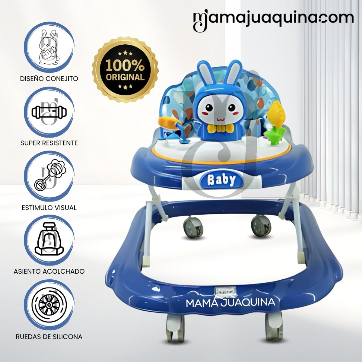 BABY - Andador Plegable «BUNNY KAWAII II» Edición Limitada Blue