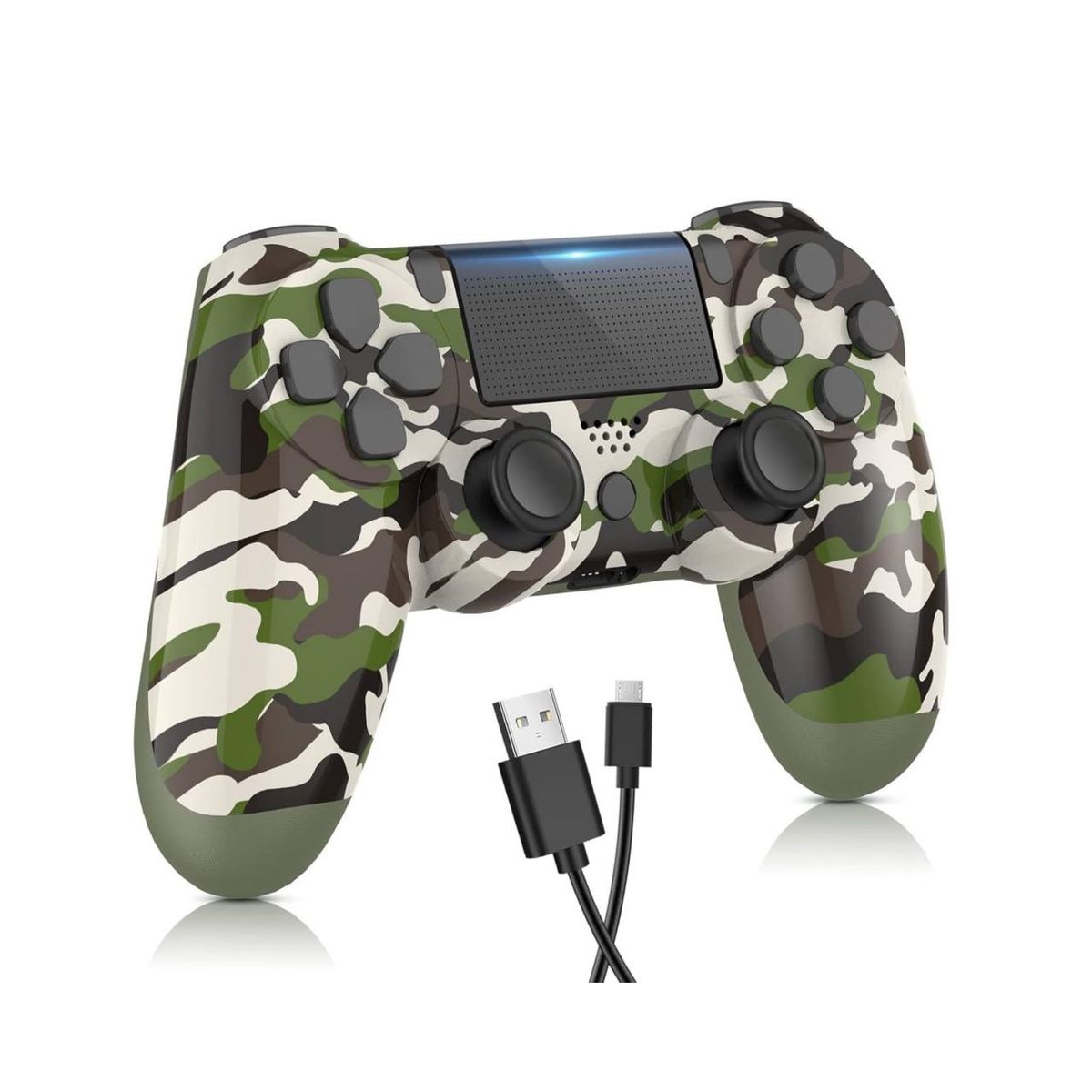 GENERICO - MANDO INALAMBRICO PARA PS4 PC TV Y CELULAR CAMUFLADO