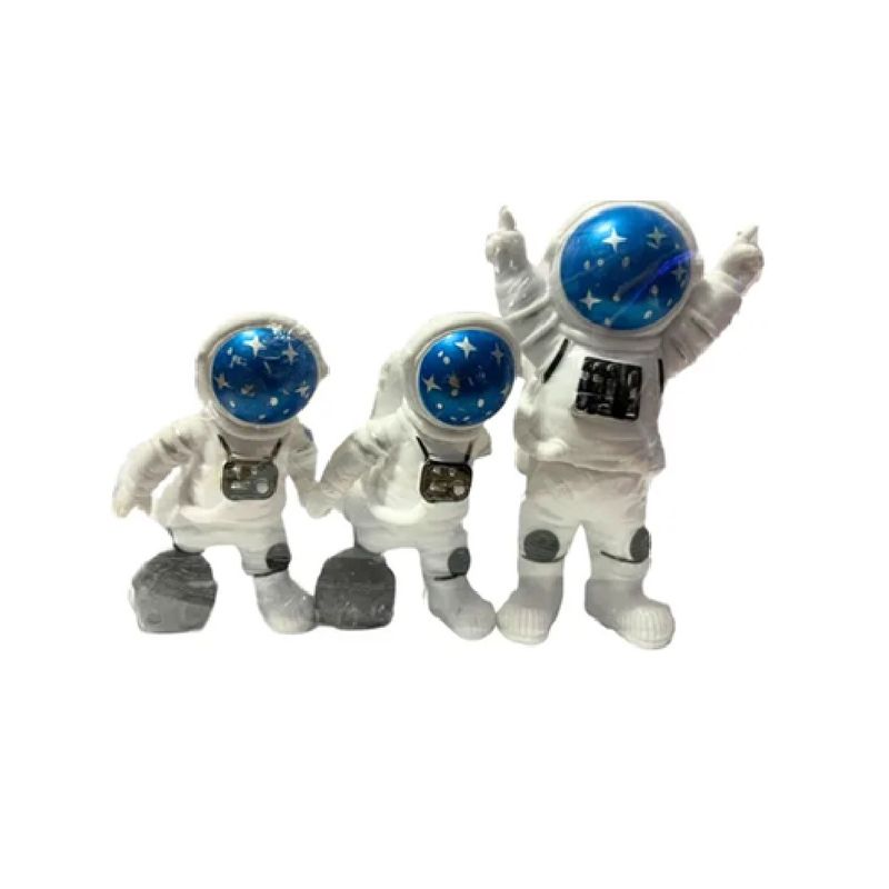 GENERICO - Adorno decorativo de astronauta x 3 unidades para peceras