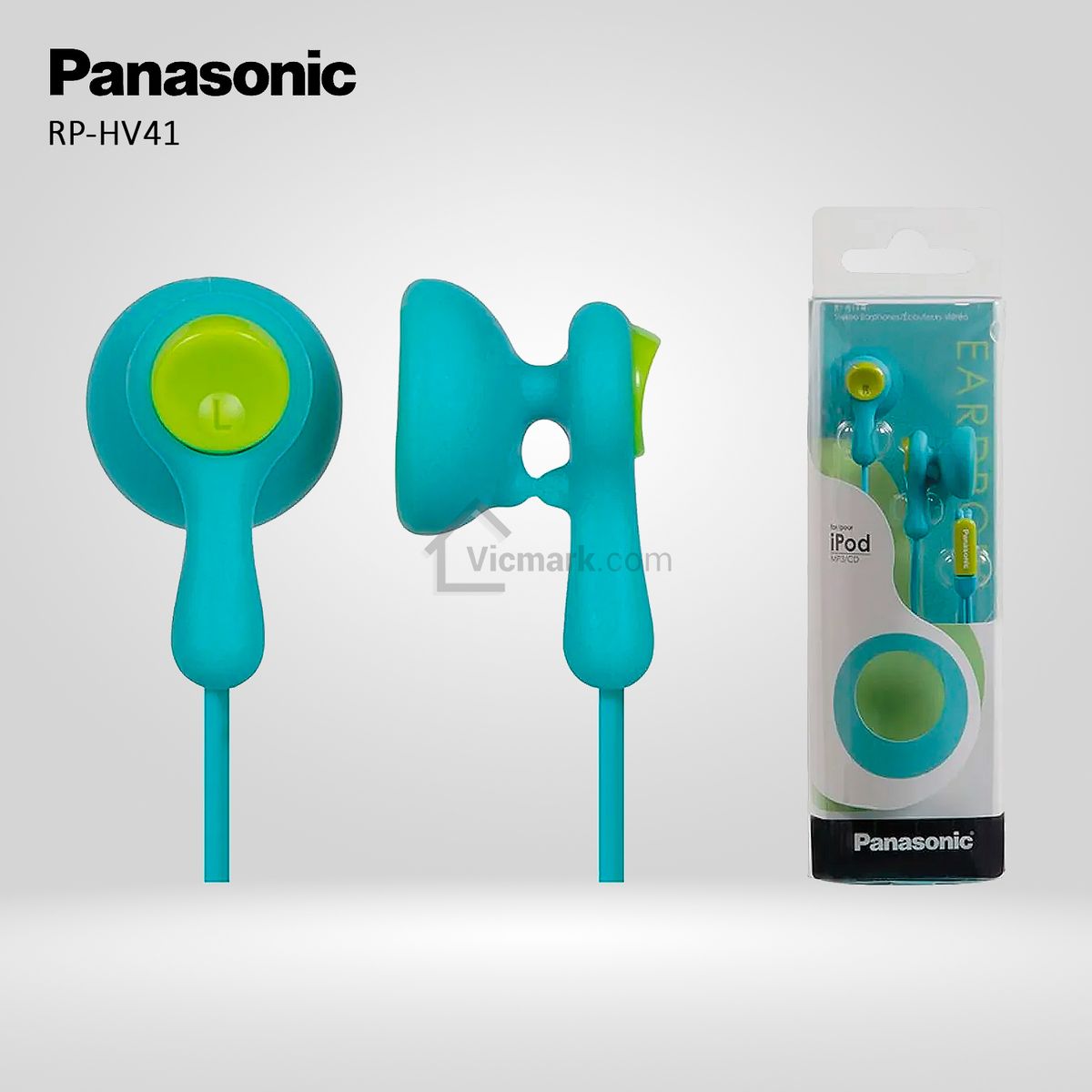 PANASONIC - Audífonos In Ear Panasonic RP-HV41 Turquesa