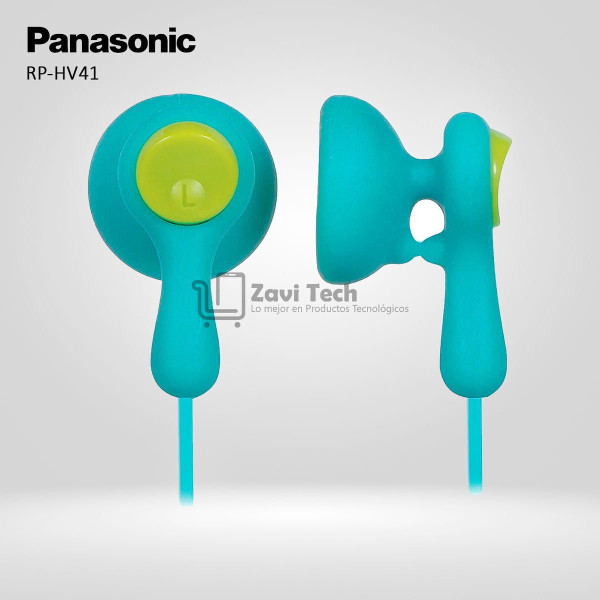 PANASONIC - Audífonos In Ear Panasonic RP-HV41 Turquesa