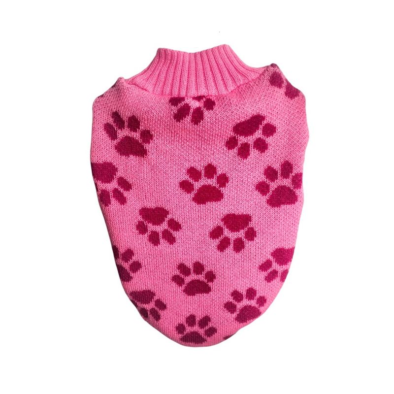 GENERICO - Chompa lana hipoalergénica perros y gatos talla 1 rosado