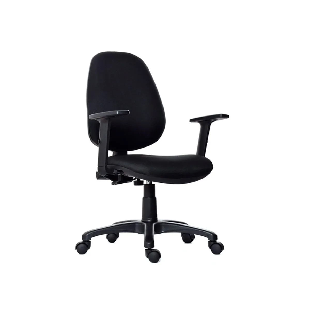 OFIDEAS - Silla Ergonómica Rudy Alta Reclinable Negro Brazos Regulables Ofideas