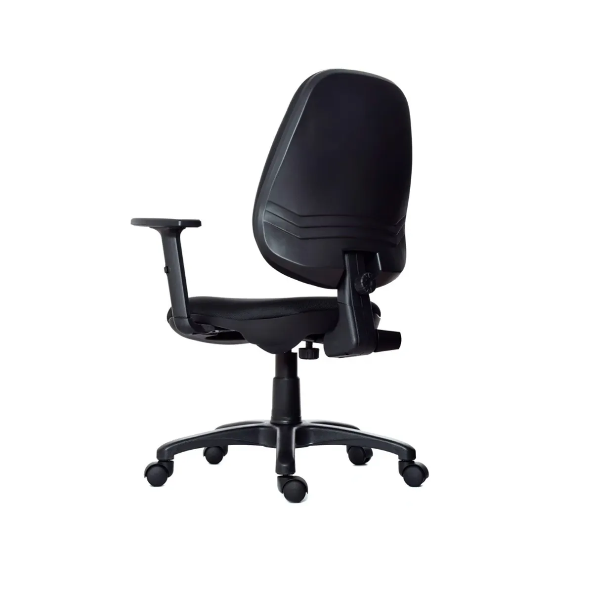 OFIDEAS - Silla Ergonómica Rudy Alta Reclinable Negro Brazos Regulables Ofideas