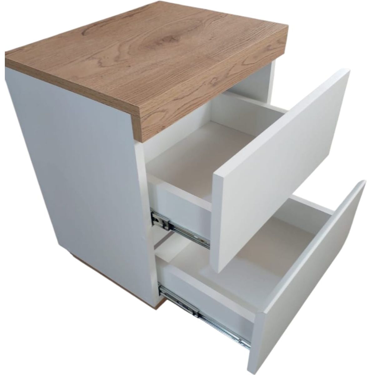 GENERICO - Velador Duna & Blanco Elegancia Minimalista para tu Espacio