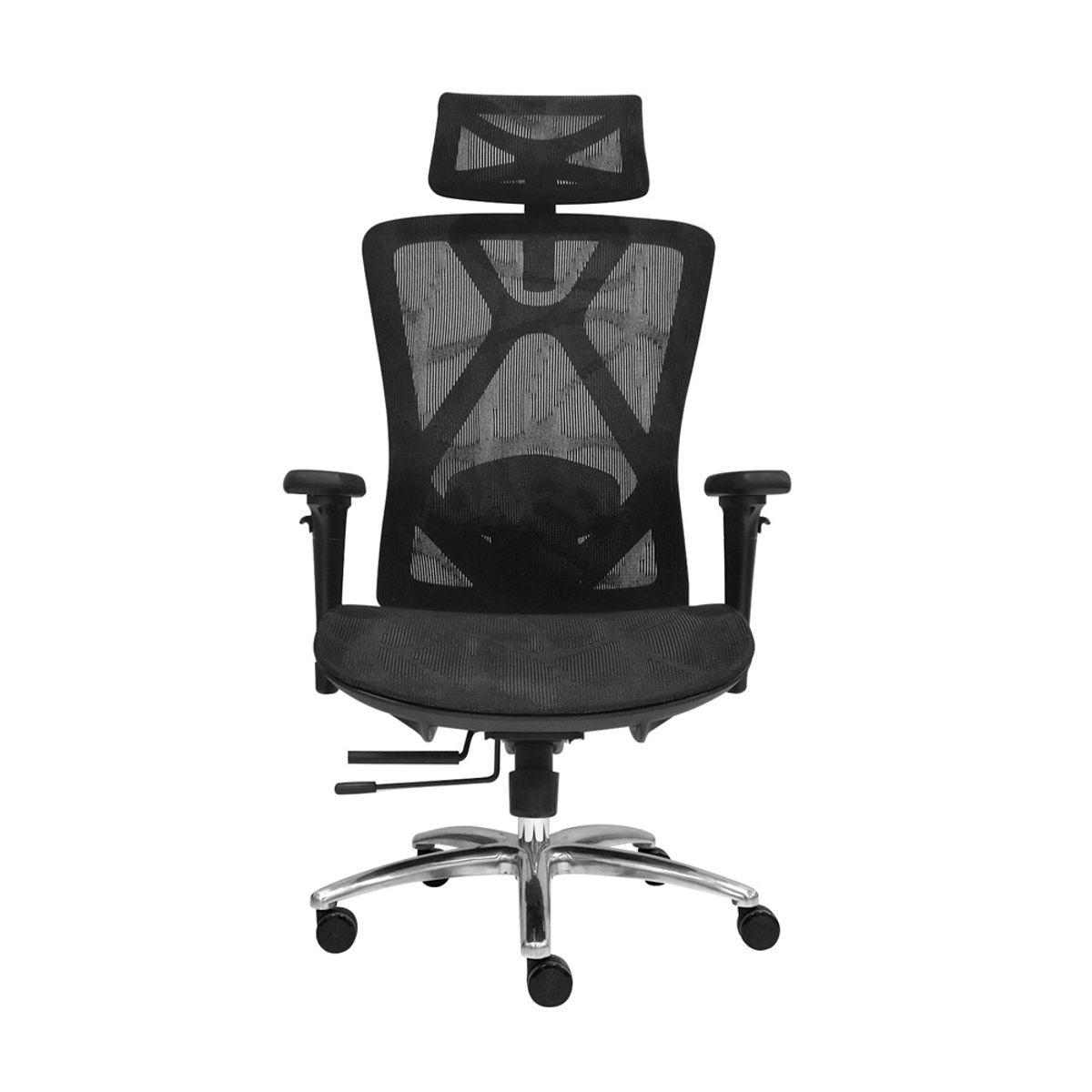 OFIDEAS - Silla Ergonómica Reclinable Levis Plus II Presidente 3D Negro Ofideas