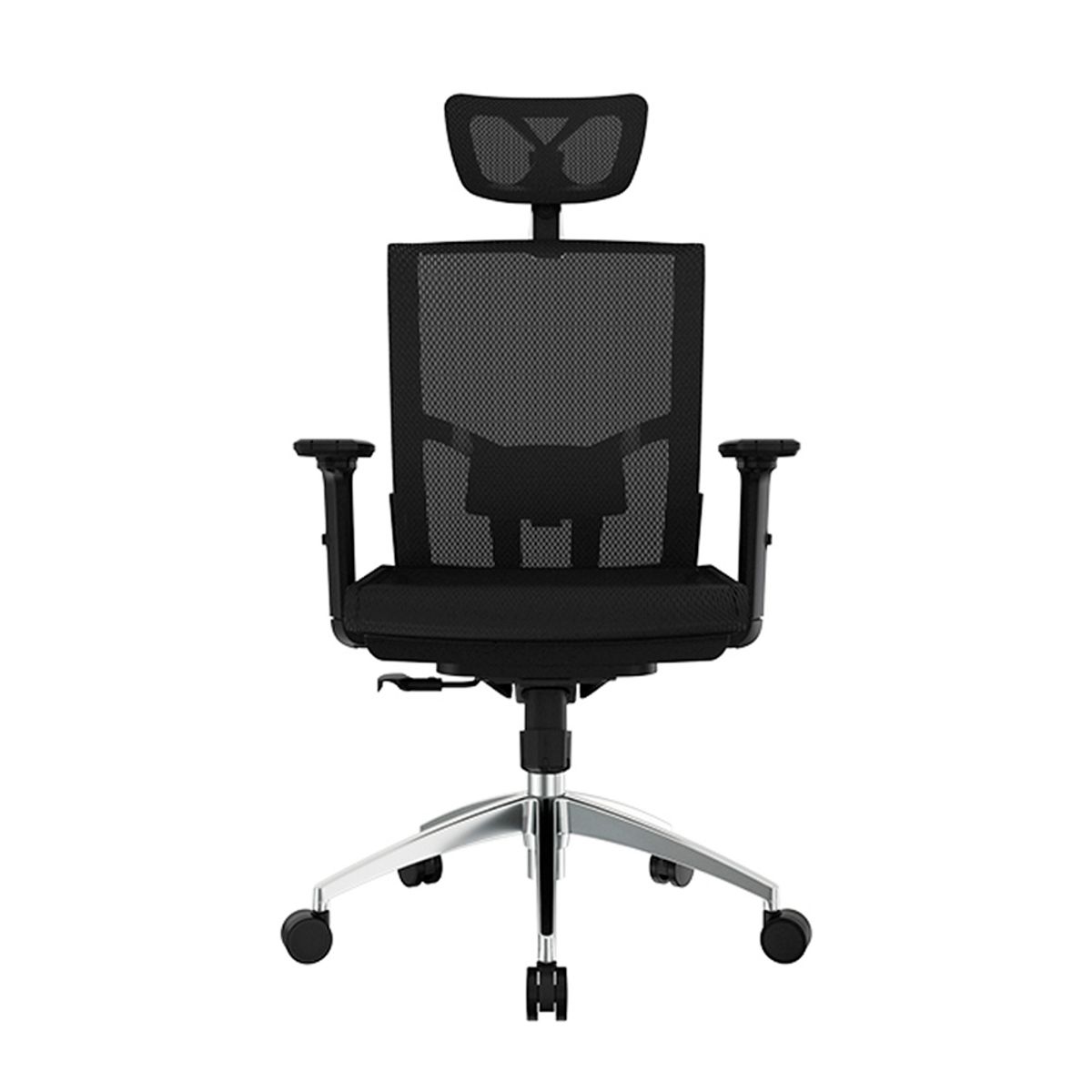 OFIDEAS - Silla Ergonómica Reclinable Delphi Full Presidente Negro Ofideas