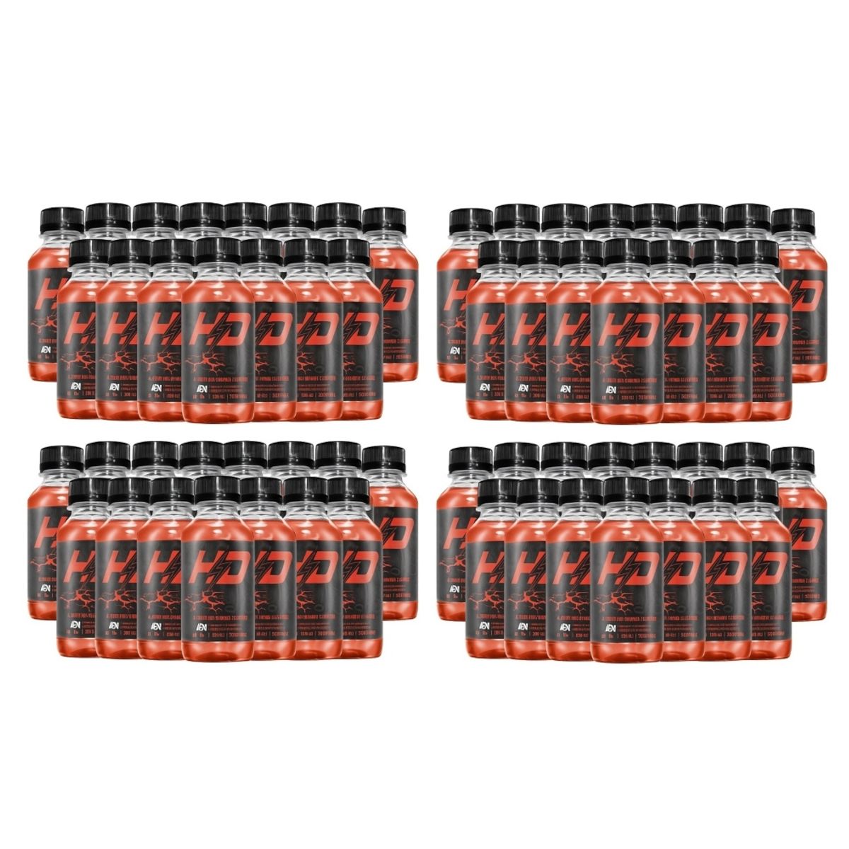 ADN - Quema grasa HD 4 Paquete De 15 Botellas 135ml L-Carnitina Guaraná