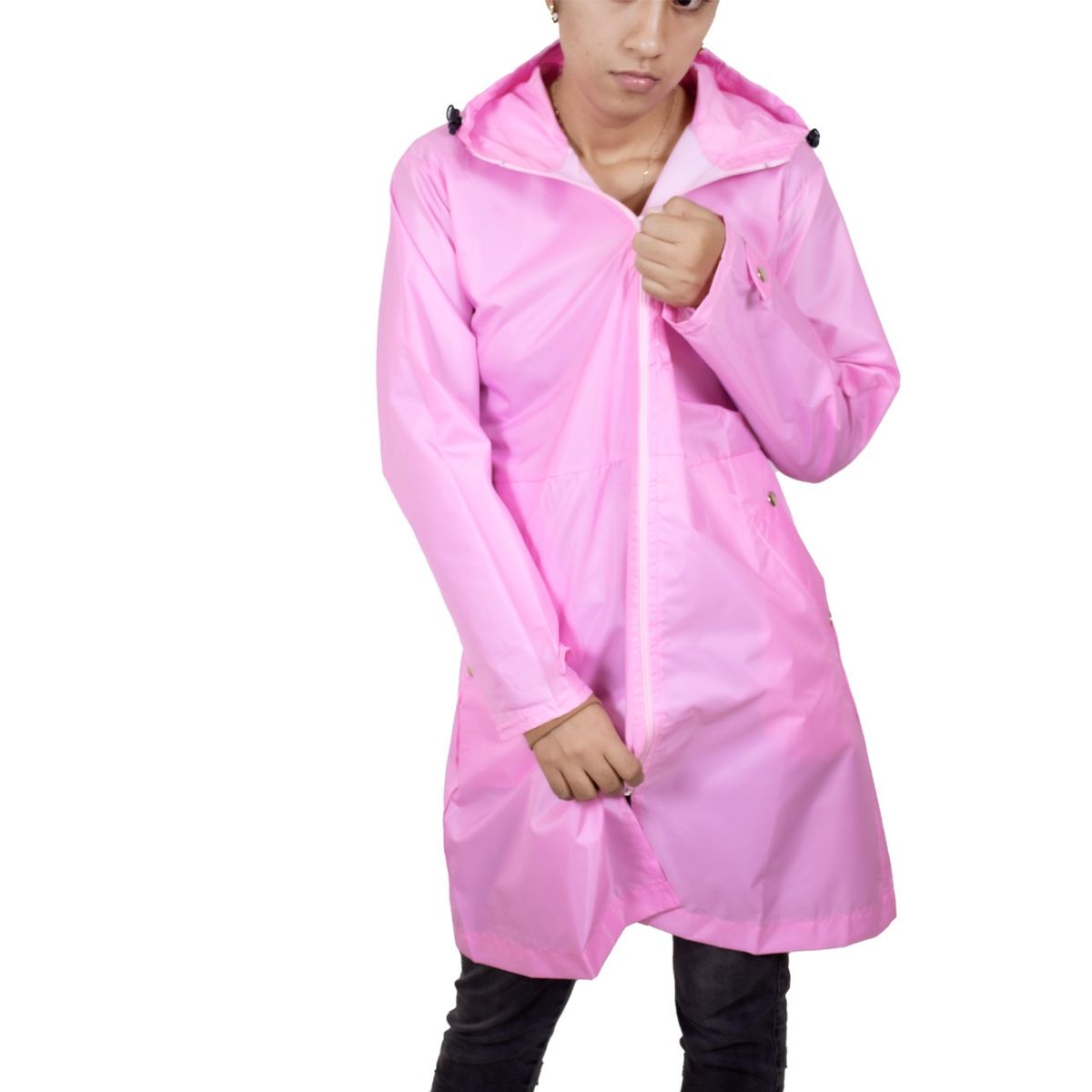 GENERICO - CORTAVIENTO CHAQUETA IMPERMEABLE PARA LLUVIA