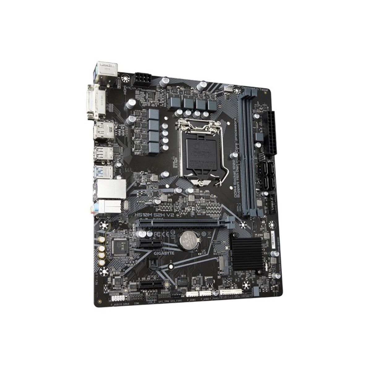 GIGABYTE - Motherboard Gigabyte A620M S2H rev 10 Chipset AMD A620 Socket AM5 Micro ATX