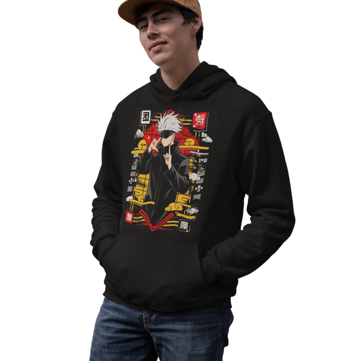 GENERICO - HOODIE DE SATORU GOJO - LO QUE NO NECESITAS