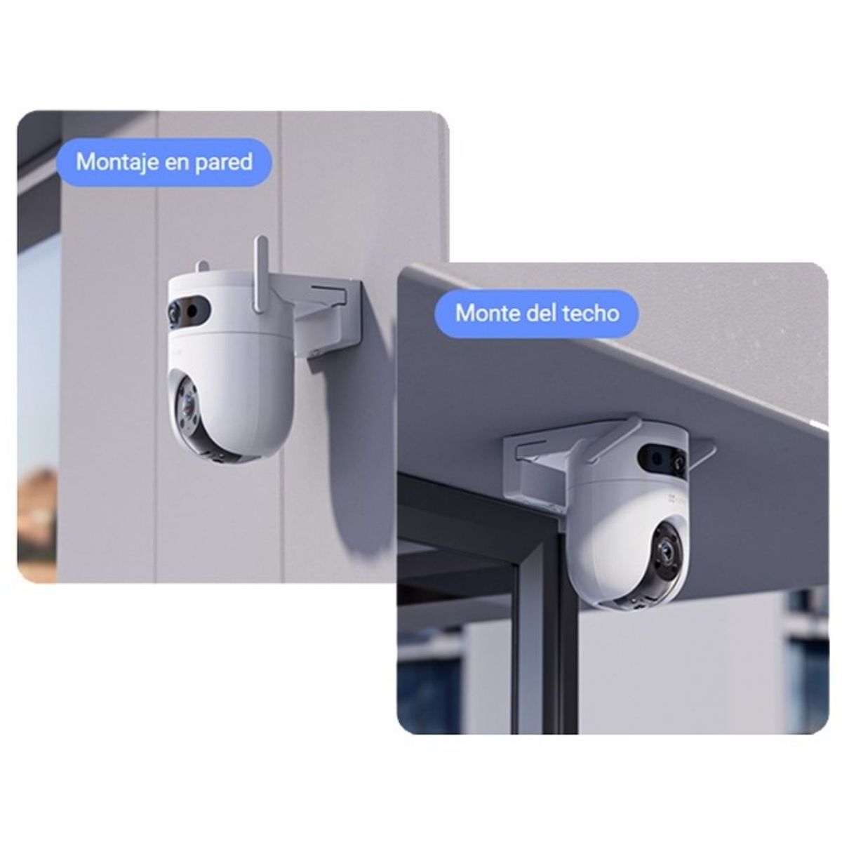 EZVIZ - Cámara IP H9C DUAL 3K 5MP + 5MP Ezviz Lente Dual Exterior 360°