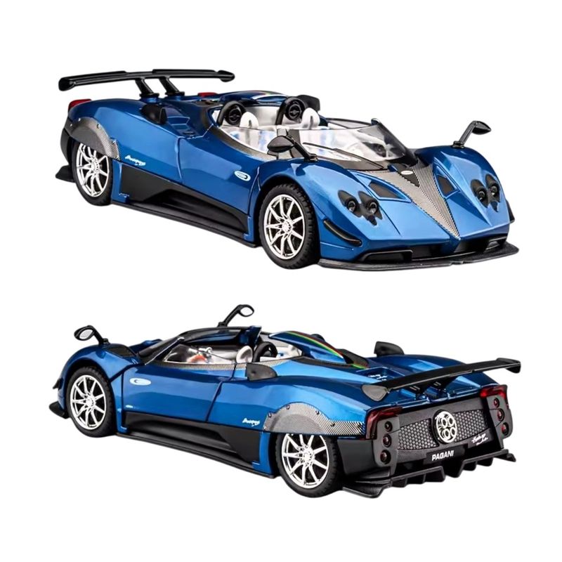 GENERICO - Auto Colección Pagani Zonda Escala 124 Con Sonido y Luces