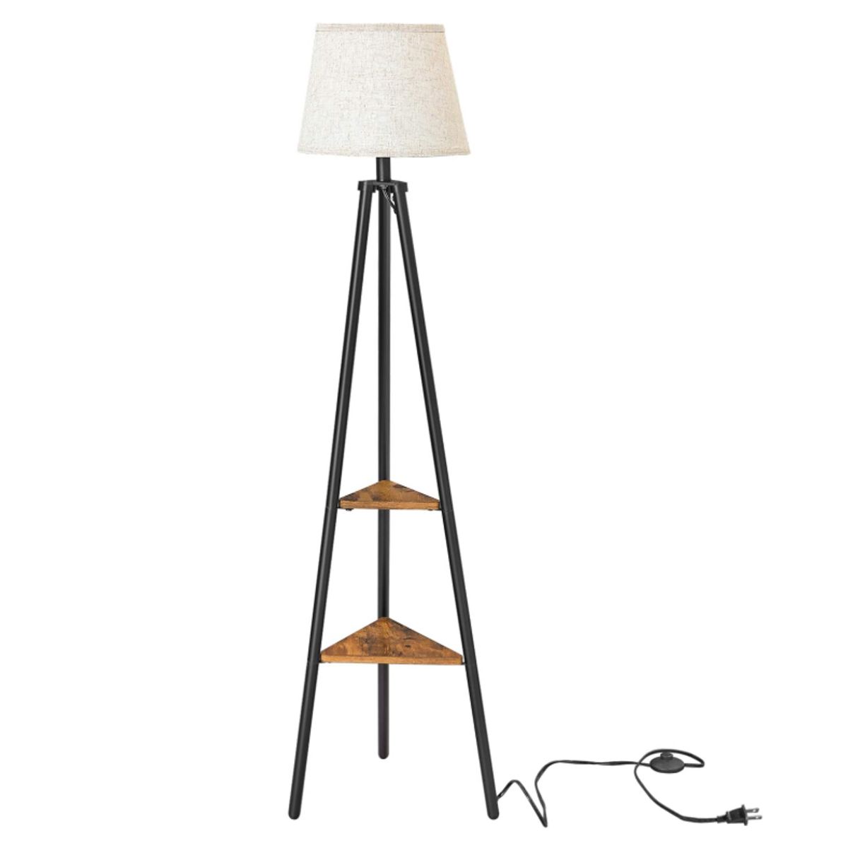 GENERICO - Lámpara de Pie Black Led