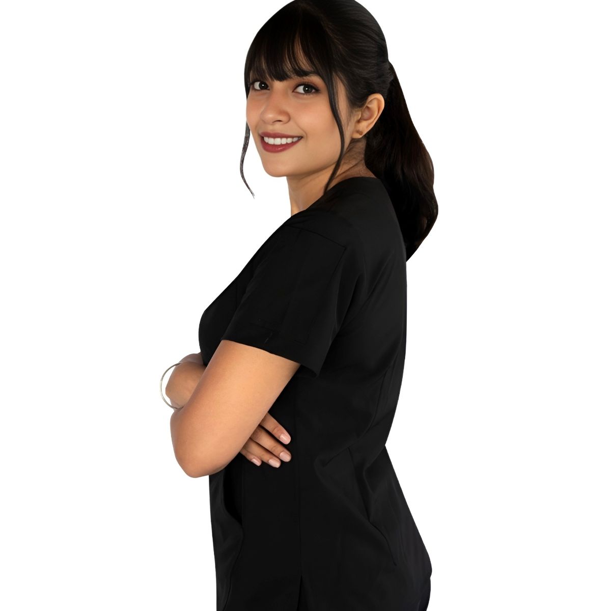 TWELVE - Twelve - conjunto médico scrub Emily - Negro