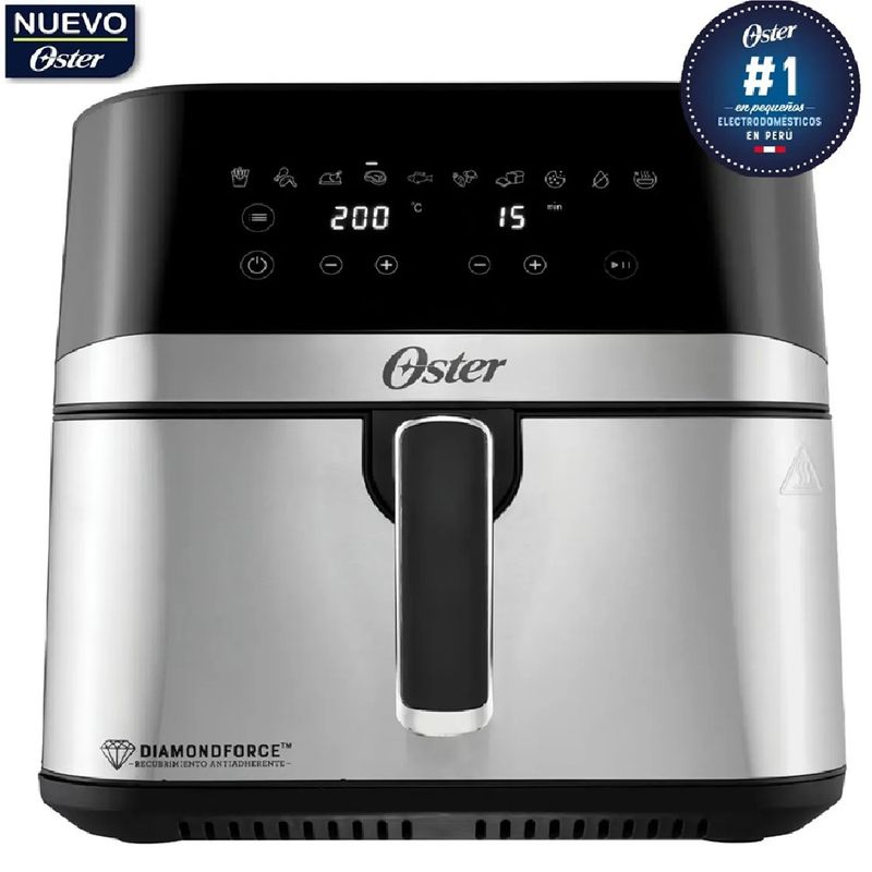 OSTER - Freidora de Aire OSTER 7 5L CKSTAF75DSSDF Negro