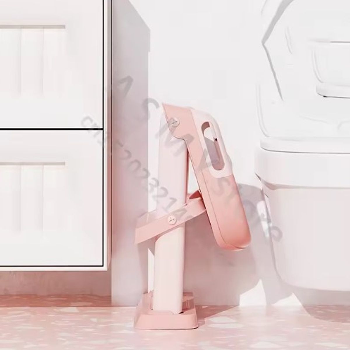 GENERICO - Escaleras de inodoro plegable niñas Rosado