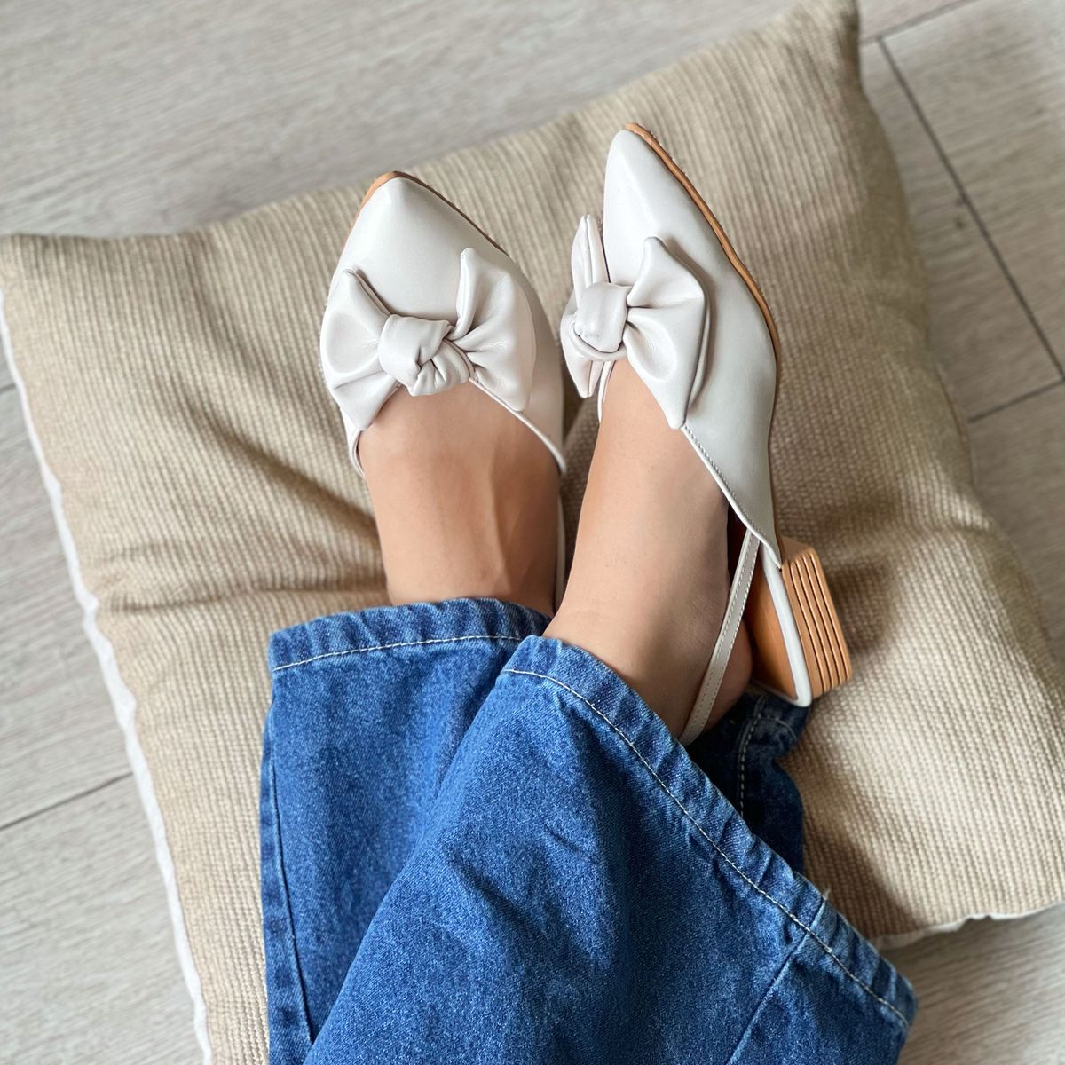 GENERICO - BALERINA LINDA COLOR HUESO PARA MUJER