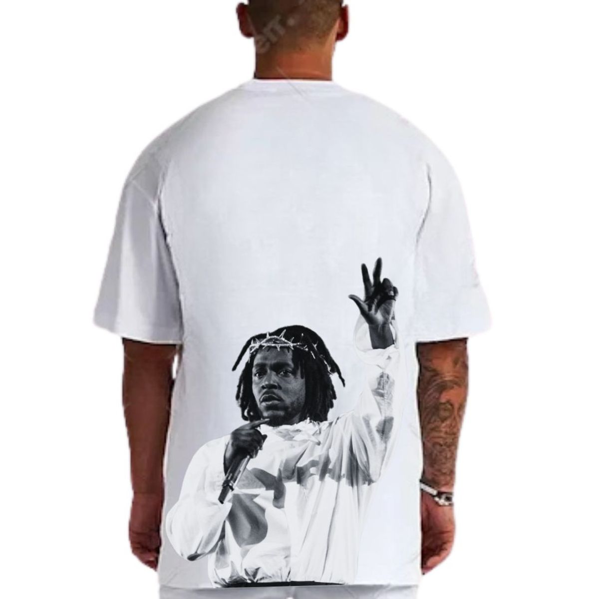 GENERICO - Polos Oversize Algodon Kendrick Lamar Album - Tallas desde S hasta XL
