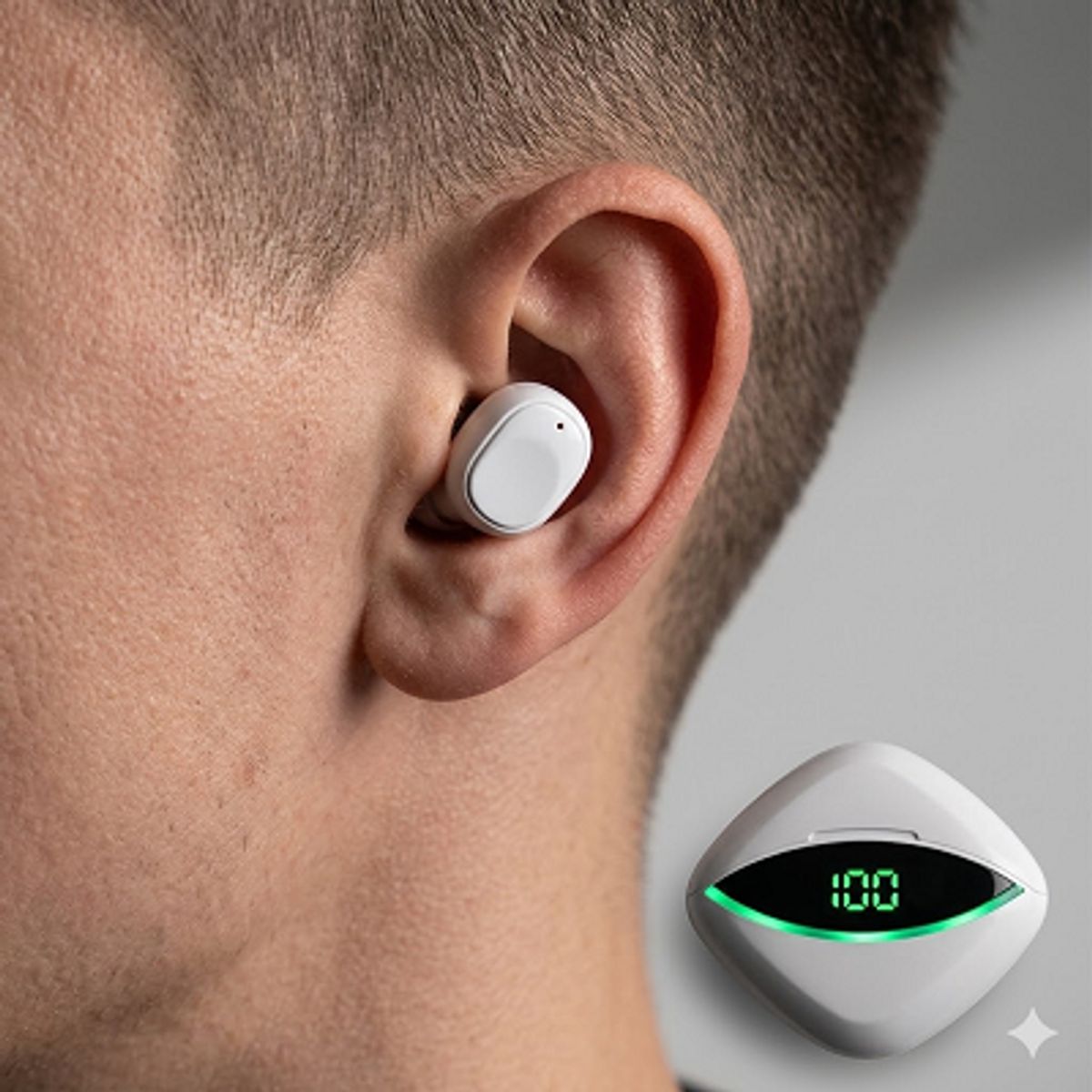 GENERICO - Audífonos bluetooth Y-ONE /  BLANCO