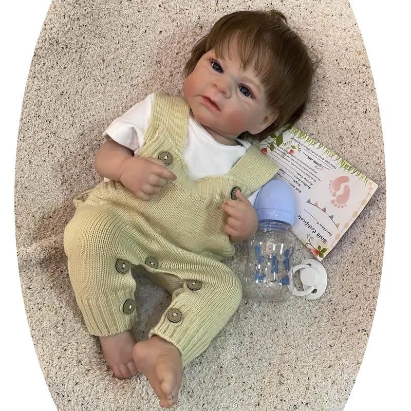 GENERICO - Bebe Reborn Vinilo de Silicona Cuerpo Entero 50 cm