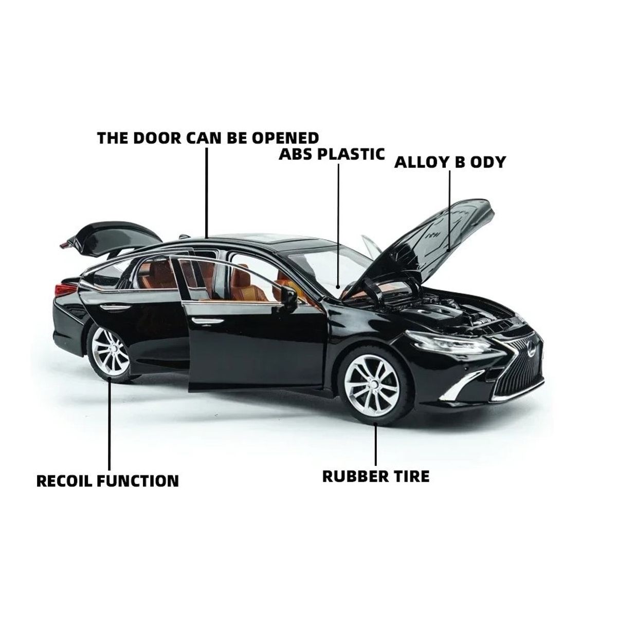 GENERICO - Auto Colección Lexus Es300 Escala 124 Con Sonido Y Luces