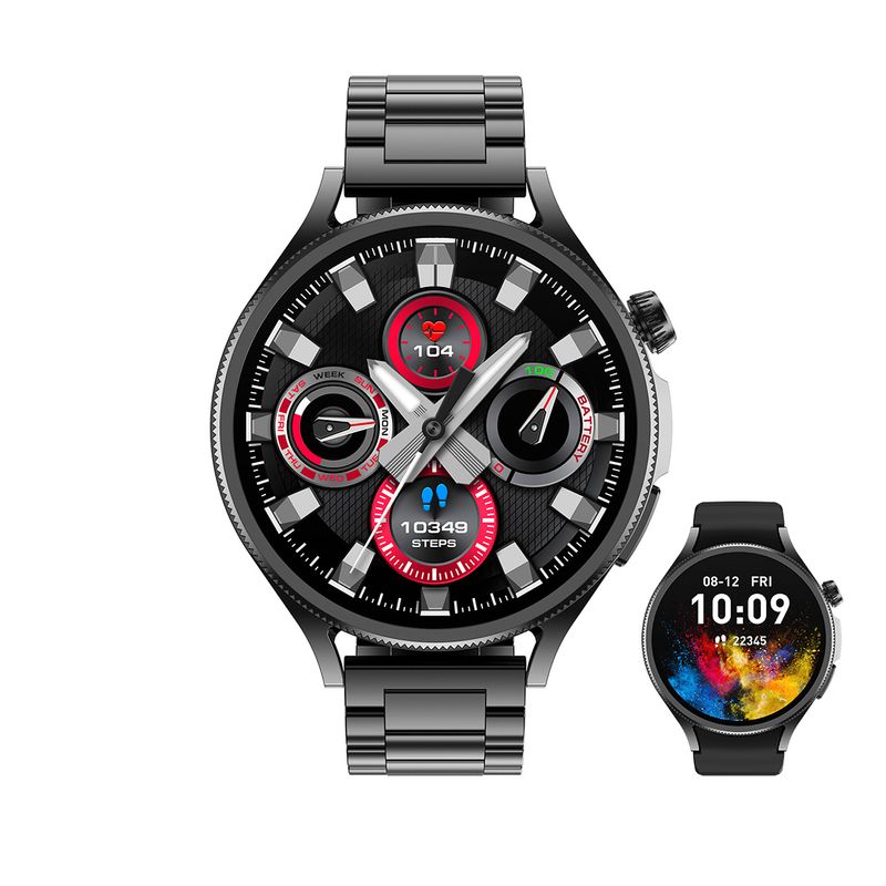 GENERICO - Reloj inteligente M109 correa deportiva y correa casual - Negro