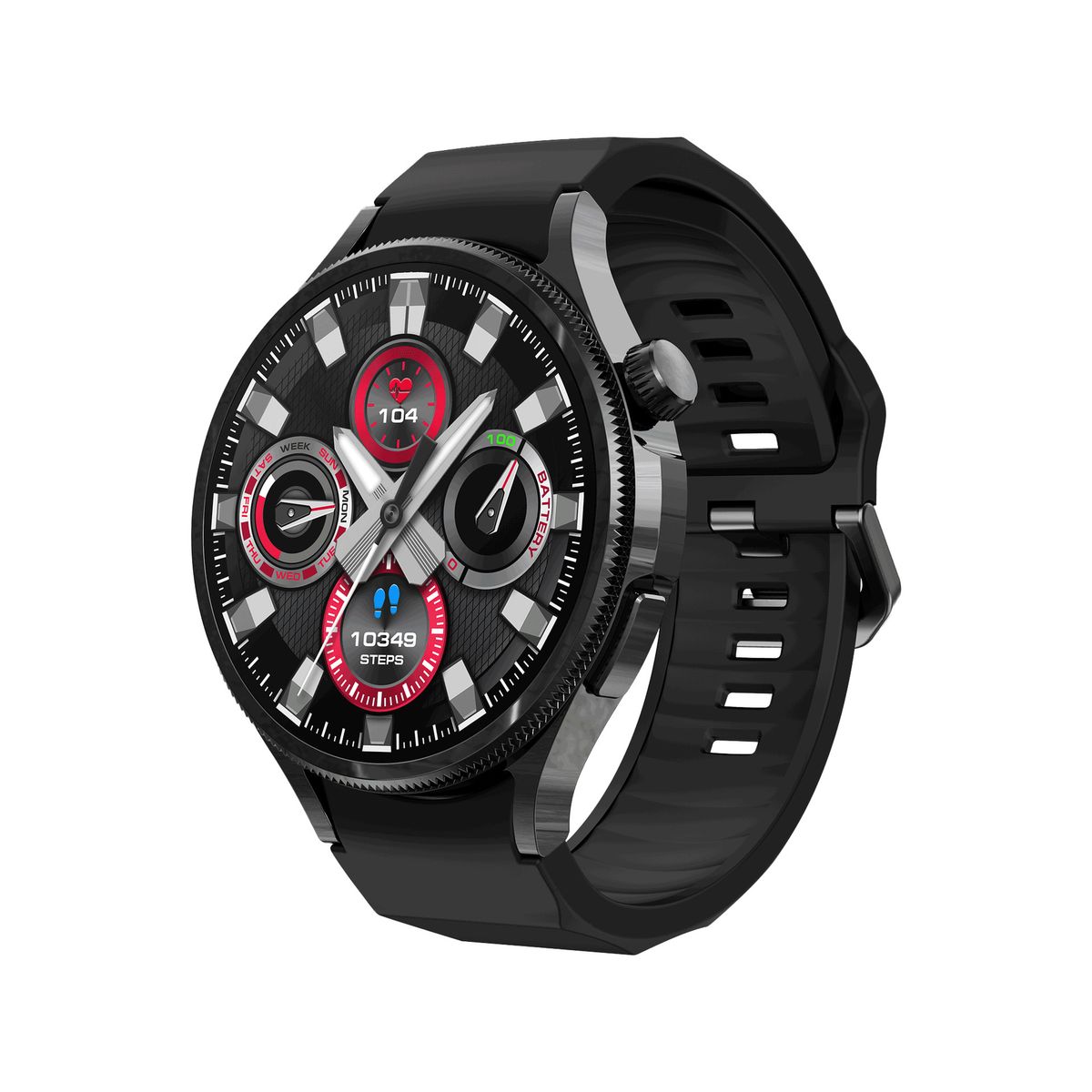 GENERICO - Reloj inteligente M109 para negocios con doble correa - Negro