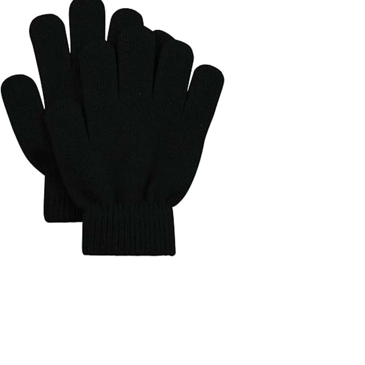 GENERICO - Guantes negros para niño-talla única