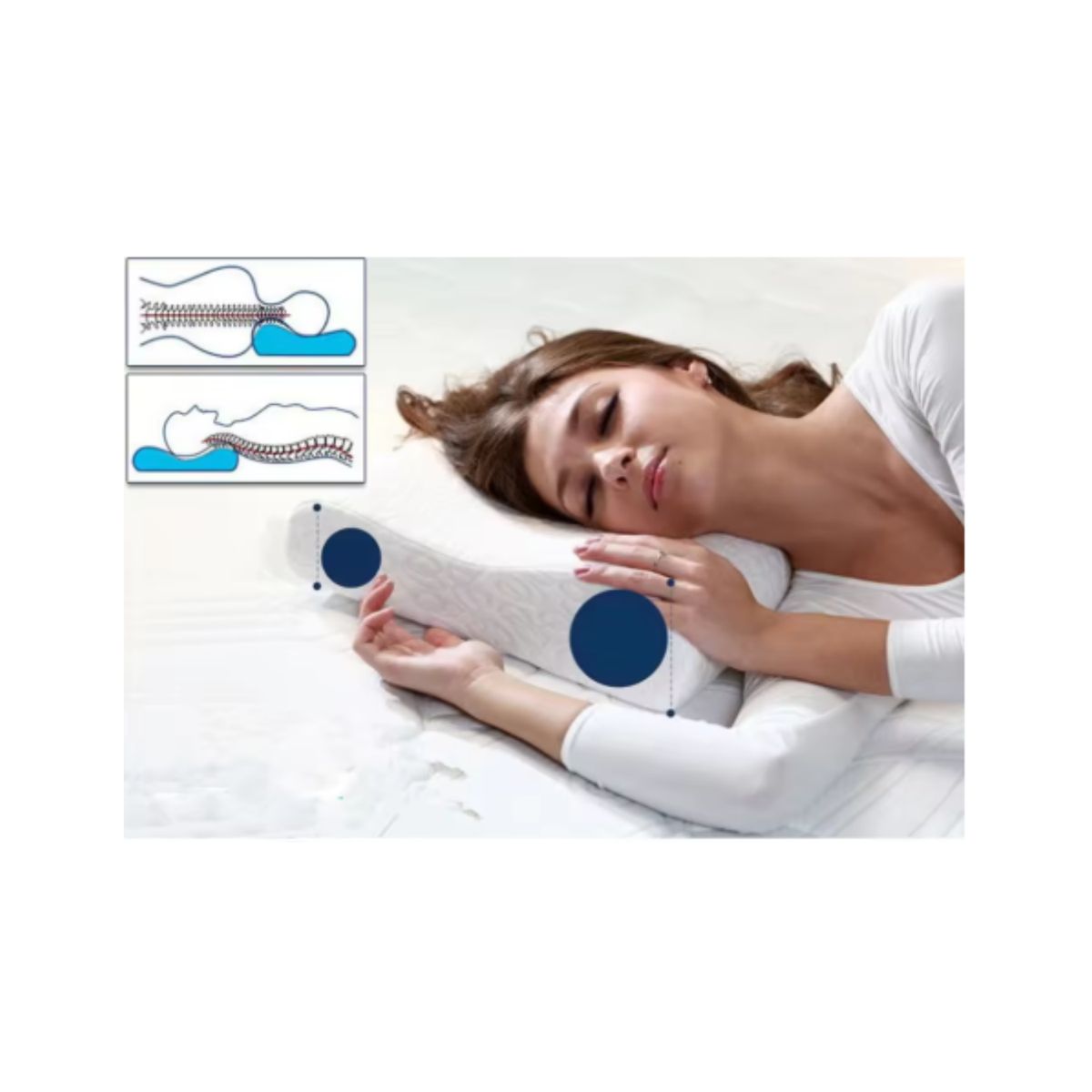 GENERICO - Almohada con Gel Ortopedica