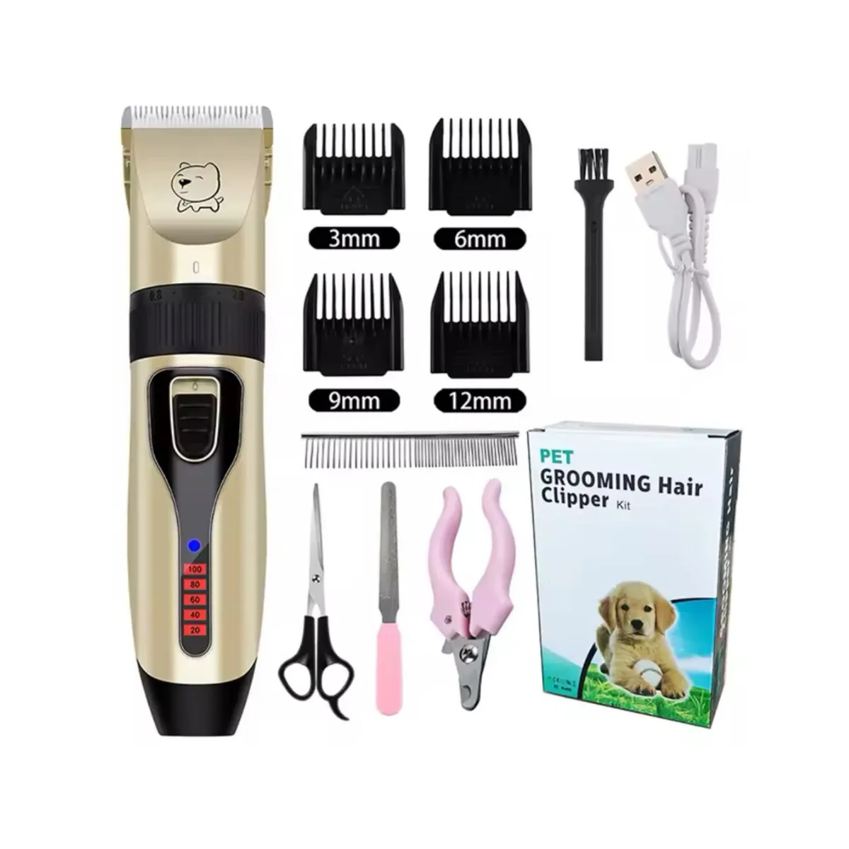 GENERICO - Kit de Corte de Pelo de Mascota