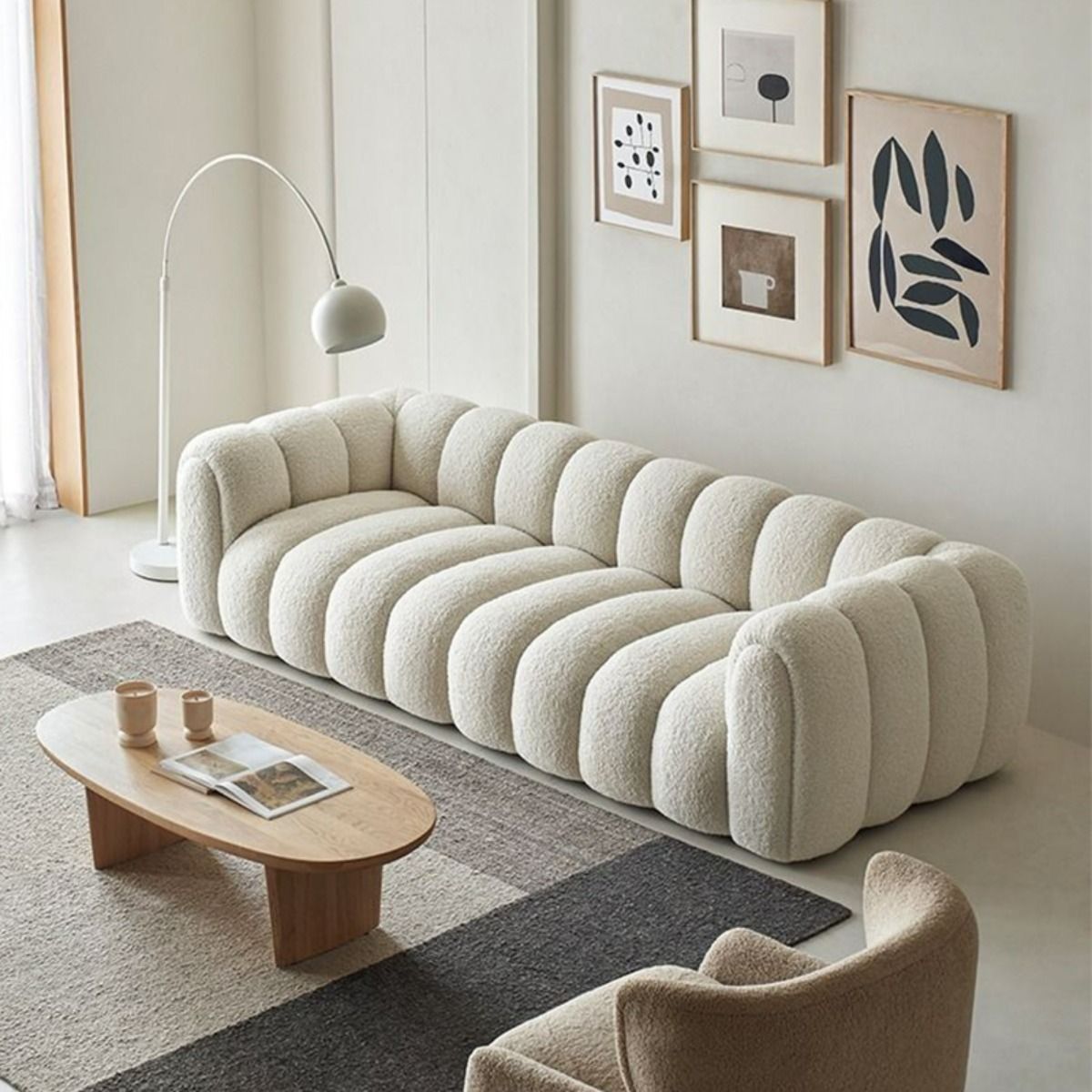 STIL NOVO - SOFA TRIPLE OSLO MARFIL