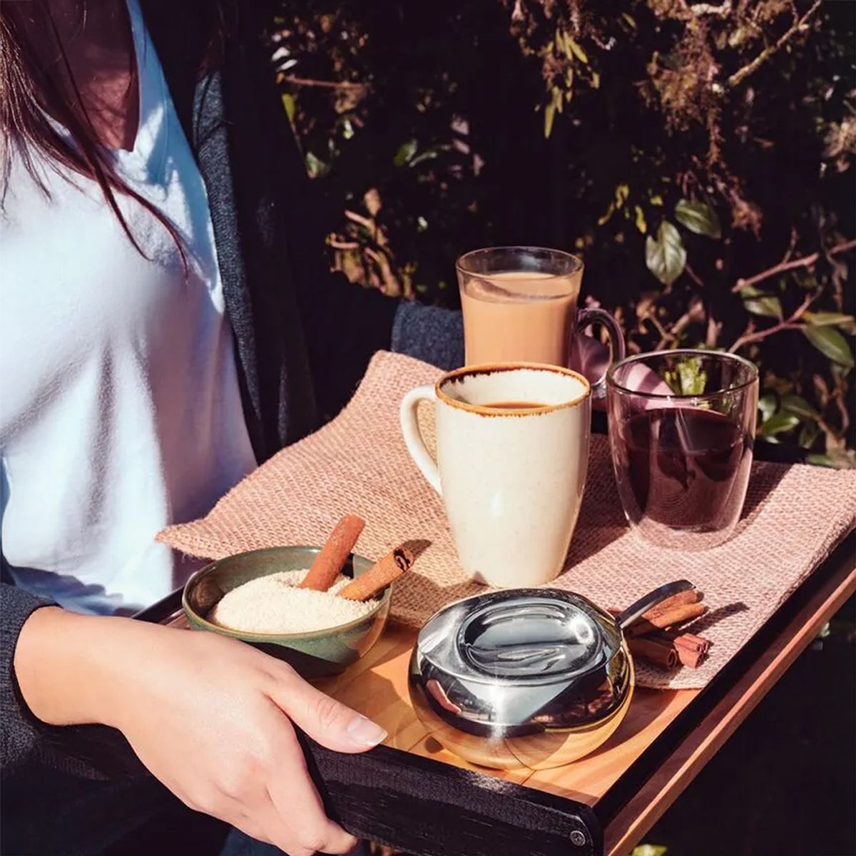 TRAMONTINA - Azucarero Tramontina 300gr de acero inoxidable con cuchara