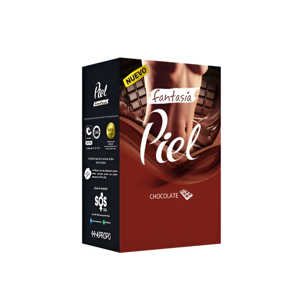 PIEL - Preservativo Piel Fantasía Chocolate Caja 72 unidades