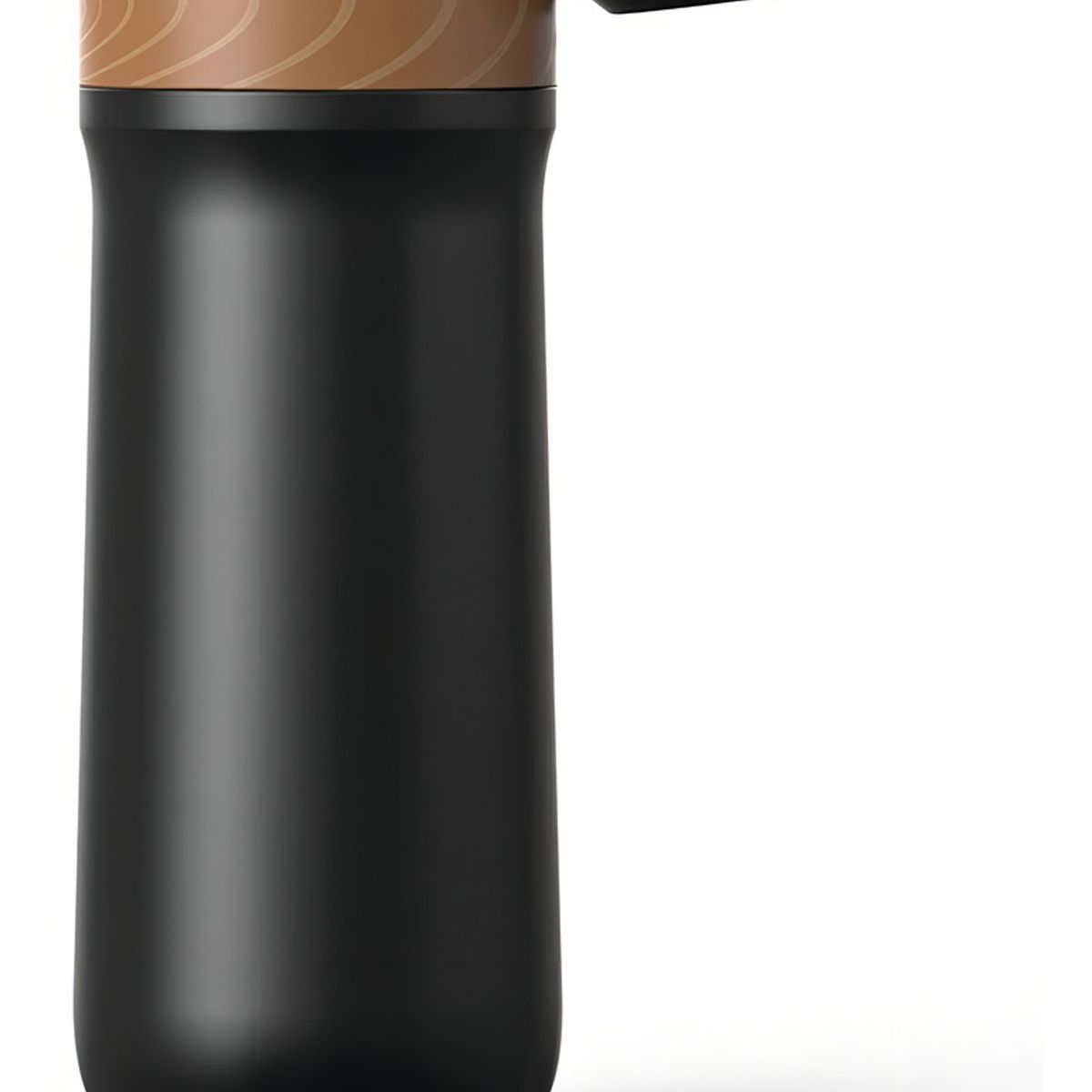 ANYHOGAR - Cafetera portátil 2 en 1 cafetera de prensa francesa color negro