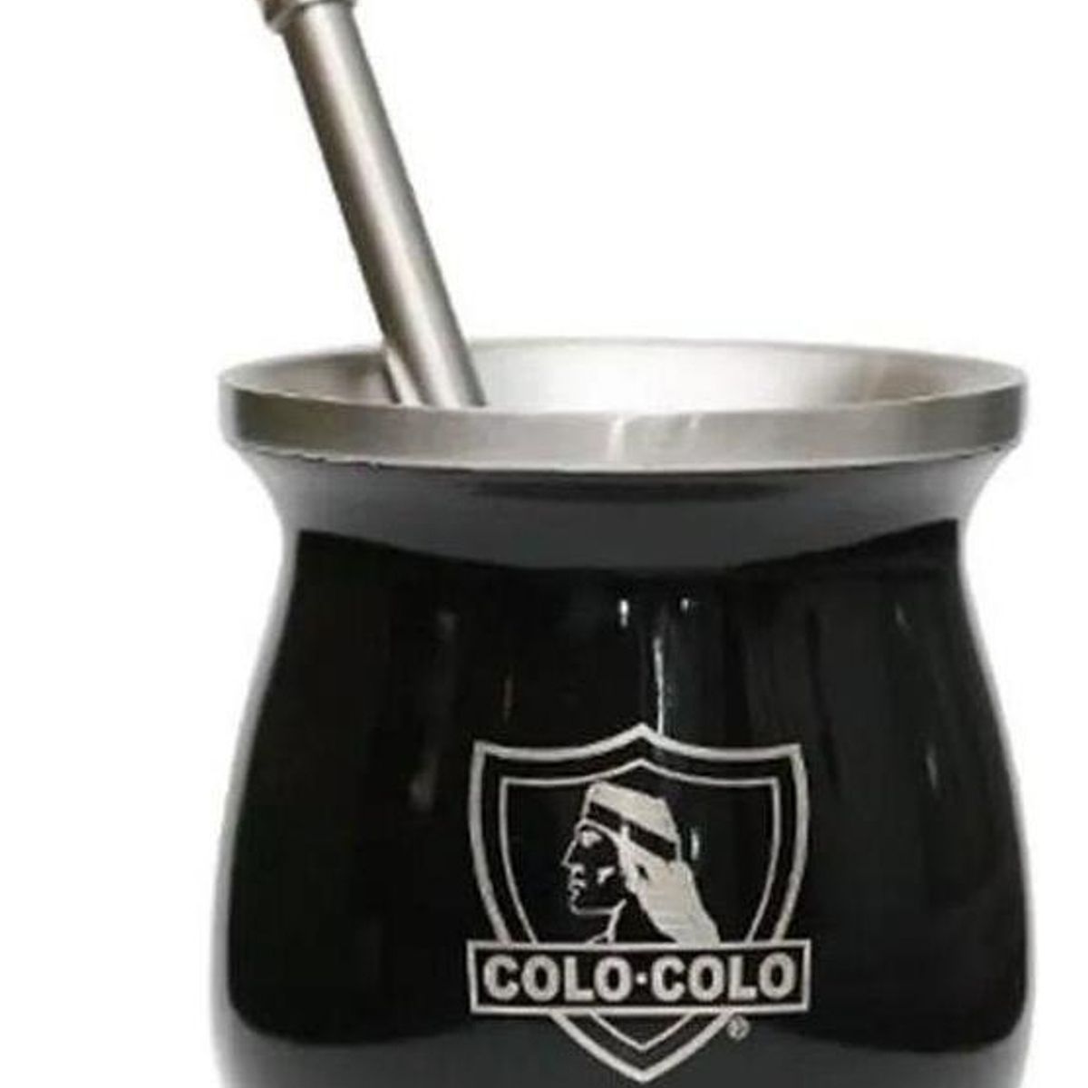 ANYHOGAR - Taza Matero Classic Colo Colo Bulb 200 ml Negra