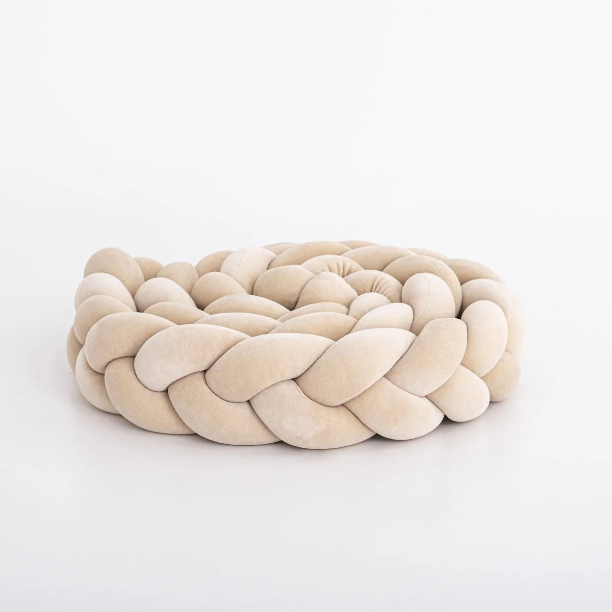 GENERICO - Trenza protector de cuna de terciopelo 4 metros