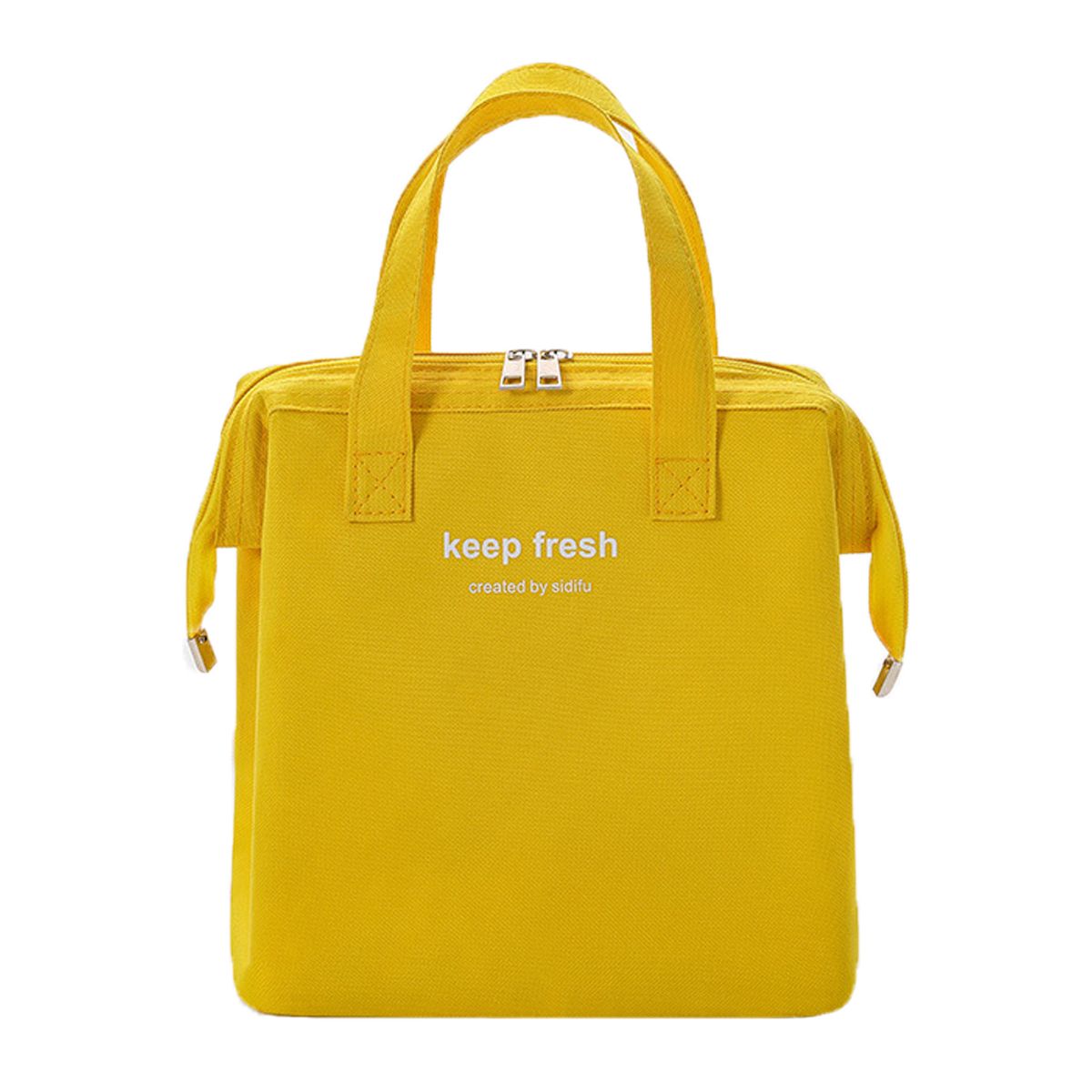 ZIMRAHYG - Lonchera Bolsa Térmica De Almuerzo Portátil Gran Capacidad Amarillo