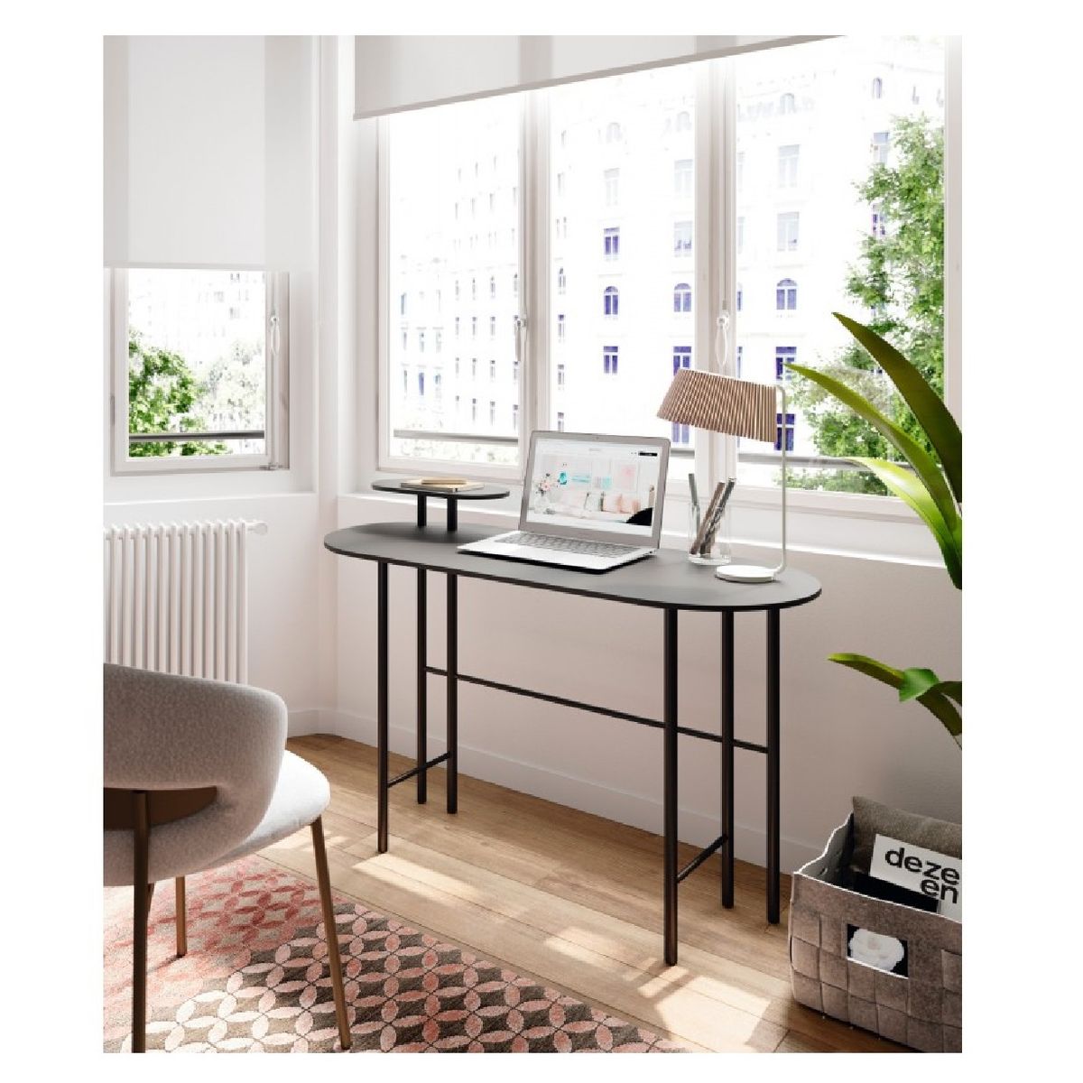 TU MESITA - Escritorio Juvenil Moncerrat color Negro TU MESITA