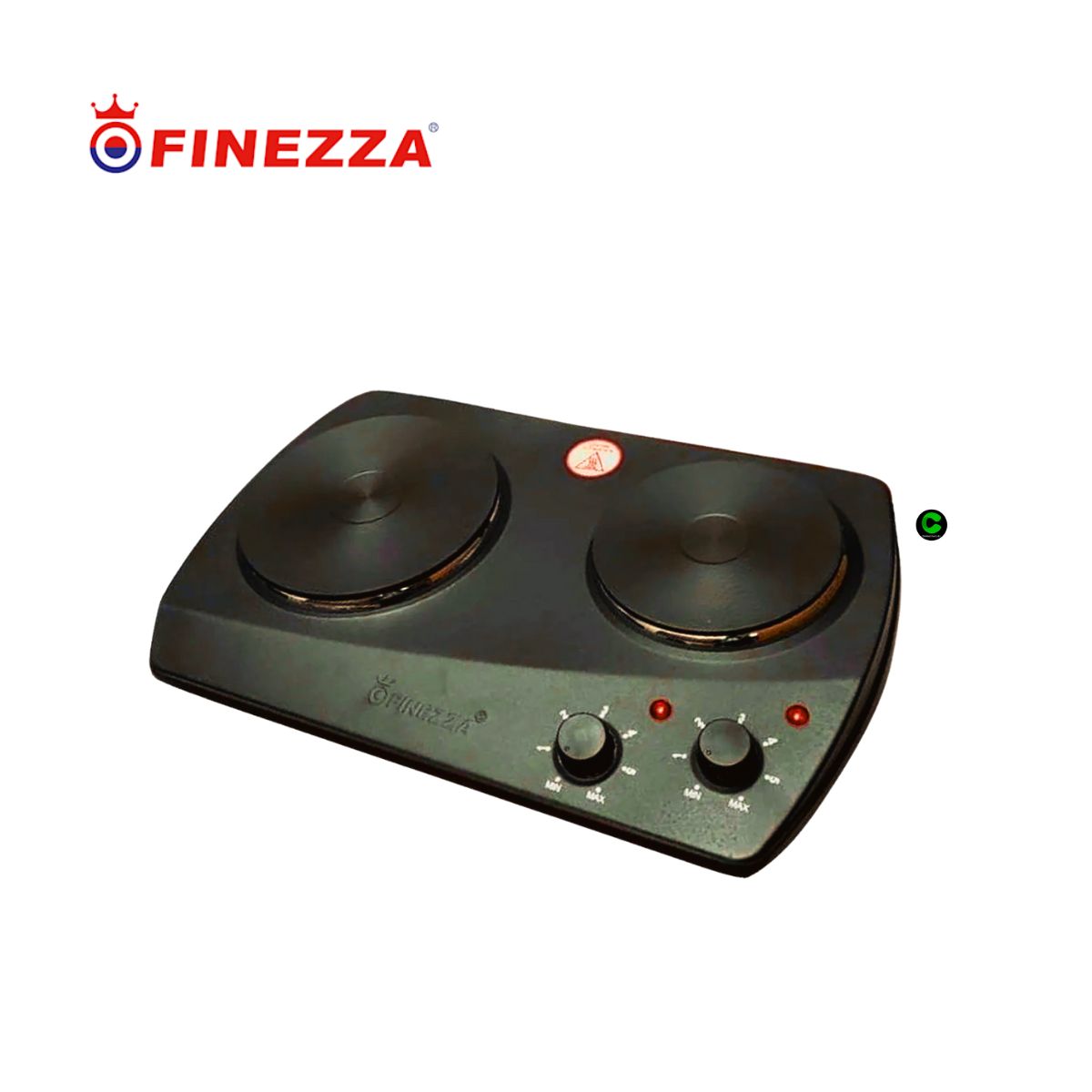 FINEZZA - Cocina Eléctrica FINEZZA 2 Hornillas FZ-203D3N