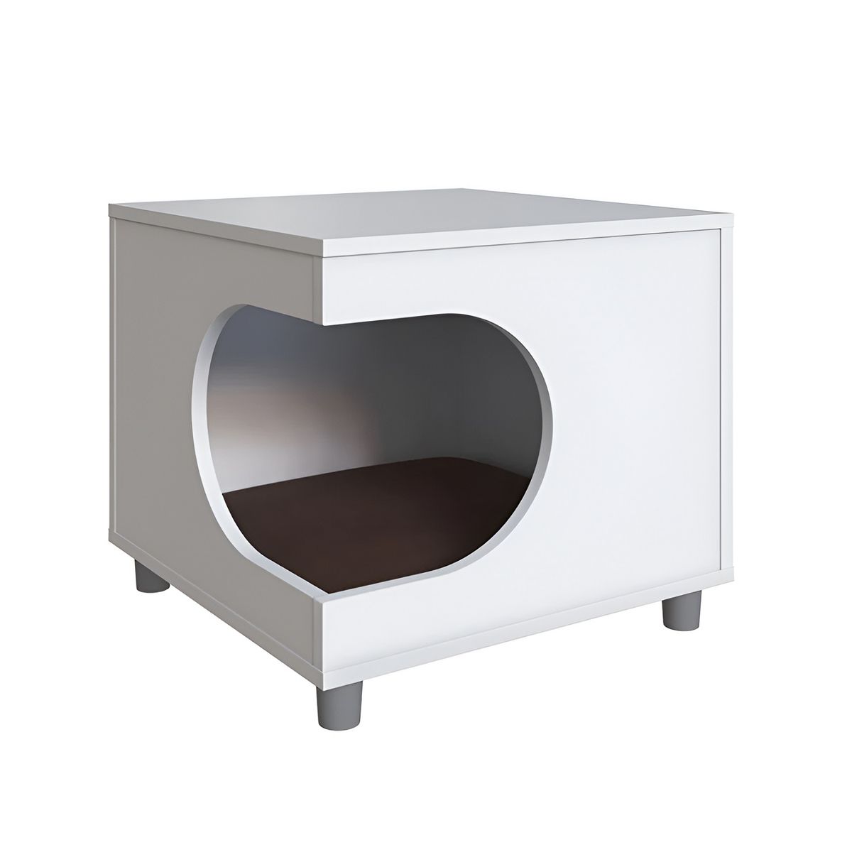 73 EXPERIENCE - Mesa Auxiliar Mascota Karik Color Blanco 73 Experience