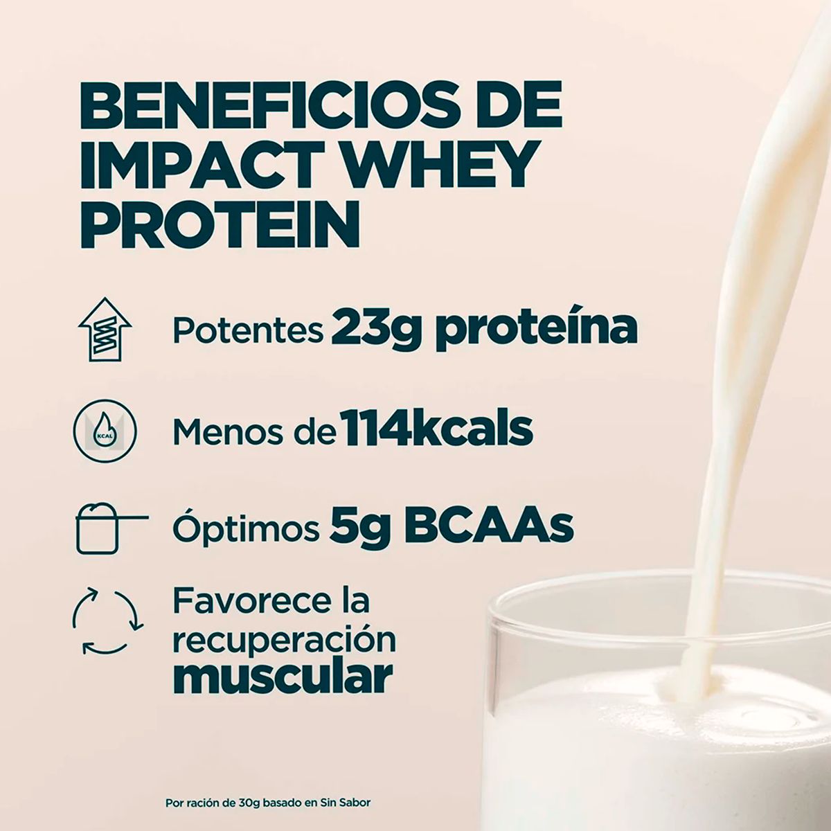 Myprotein - Impact Whey Protein Natural Vainilla 1kg MyProtein