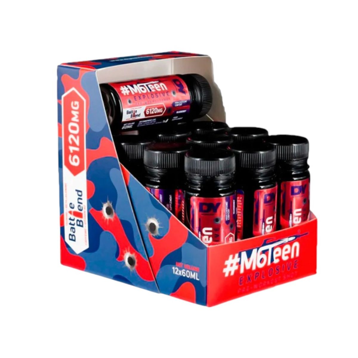 DORIAN YATES - M6teen Liquid Cherry 12x60ml 12 unidades DY Nutrition