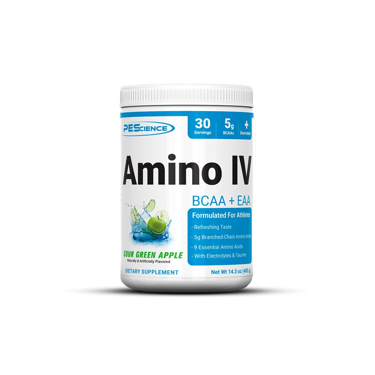 GENERICO - Amino IV Sour Green Apple 405 Gr PEScience