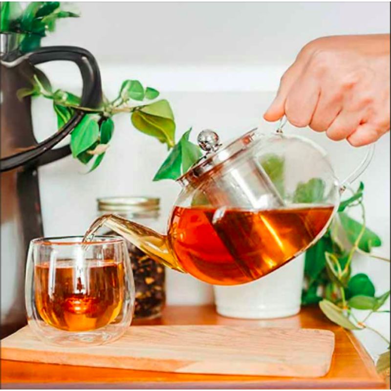 GENERICO - TETERA INFUSORA DE VIDRIO 800ML