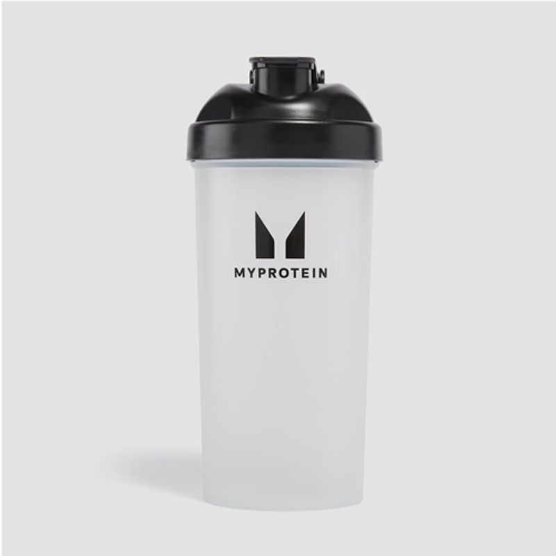 MYPROTEIN - Shaker Transparente Tapa NeGra 600 ml MyProtein