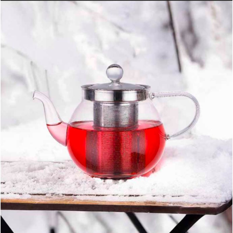 GENERICO - TETERA DE VIDRIO BOROSILICATO 800ML